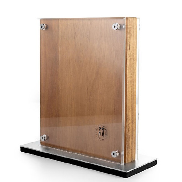 New! Crate&Barrel x Schmidt Brothers Zebra Wood 7-Piece German 🇩🇪Knife Block Set - Picture 5 of 6